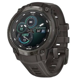Смарт-годинник Garmin Instinct Crossover AMOLED Charcoal Grey with Charcoal Grey Silicone (010-03398-00)
