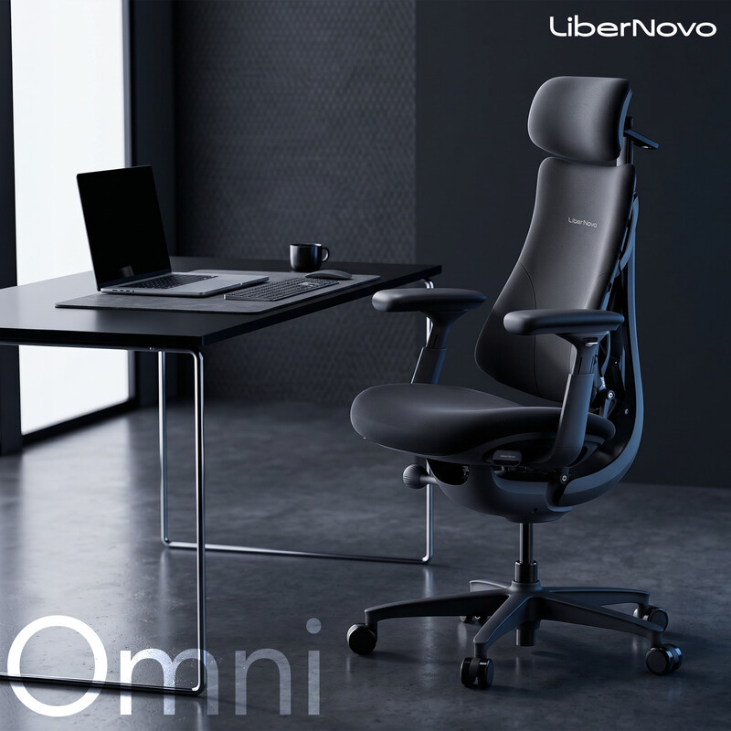 Кресло офисное LiberNovo Omni Midnight Black 48 см (CP-GW-0000015-00-01)