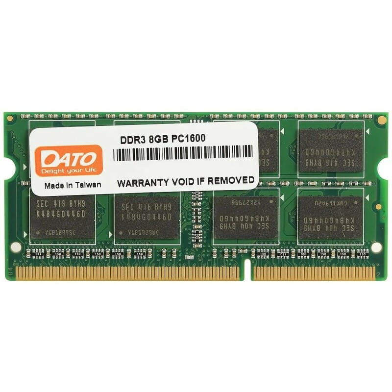 Модуль памяти SO-DIMM 8GB/1600 DDR3 Dato (DT8G3DSDLD16)