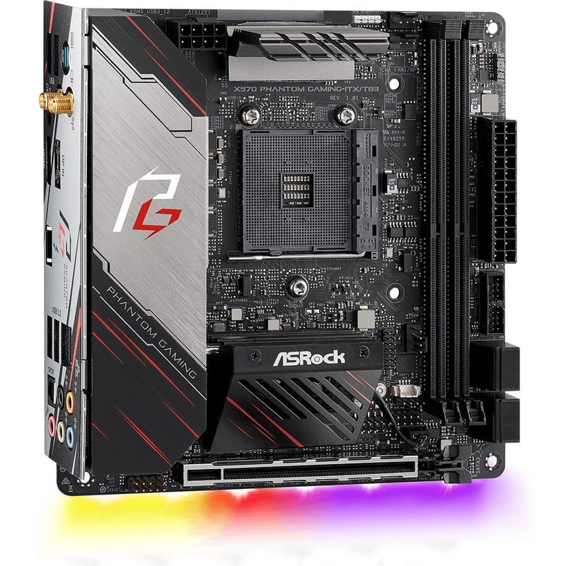 Материнская плата ASRock X570 Phantom Gaming-ITX/TB3 Socket AM4