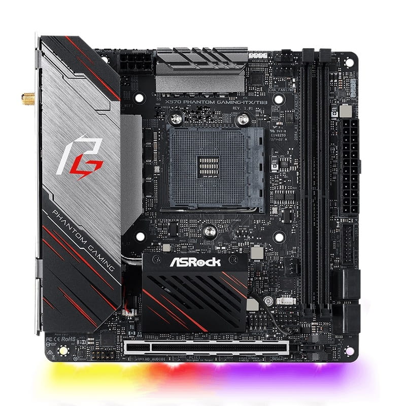 Материнская плата ASRock X570 Phantom Gaming-ITX/TB3 Socket AM4