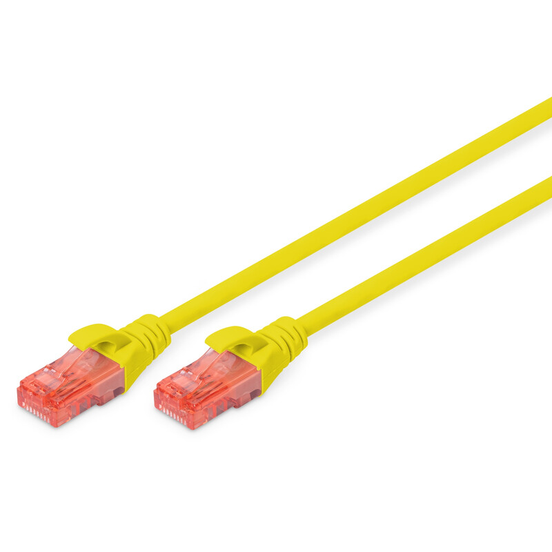 Патч-корд Digitus (DK-1612-020/Y) cat.6, U/UTP, 2м, CCA, PVC, AWG 26/7, жовтий