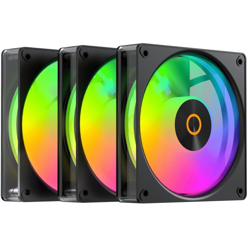 Вентилятор Ocypus Gamma F12 Elite ARGB Black - 3 Pack (GAMMA-F12-BK3AM00E-GL)
