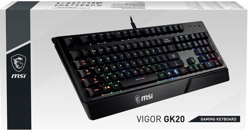 Клавиатура MSI Vigor GK20 UA Black USB (S11-04UA208-CLA)