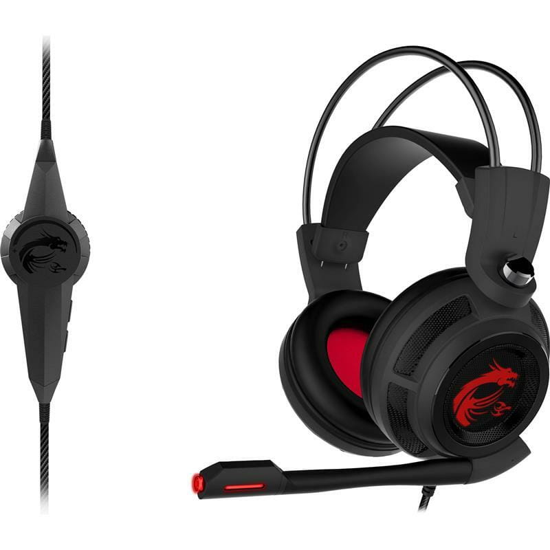 Гарнітура MSI DS502 Gaming Headset Black/Red