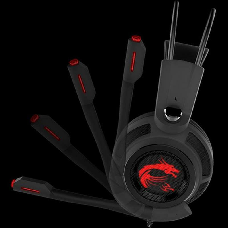 Гарнітура MSI DS502 Gaming Headset Black/Red