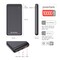 Фото - Універсальна мобільна батарея ColorWay Slim PD 10000mAh Black (CW-PB100LPG3BK-PD) | click.ua