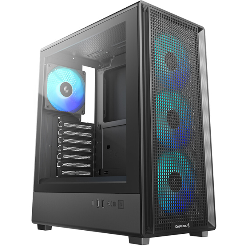 Корпус DeepCool CC550 4F Black (R-CC550BKANA4-G)