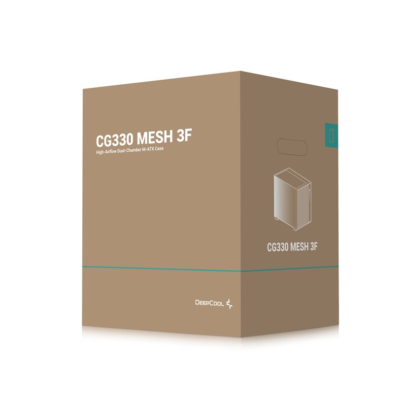 Корпус DeepCool CG330 Mesh 3F Black (R-CG330MESH-BKANM3-G)
