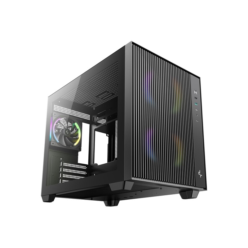 Корпус DeepCool CG330 Mesh 3F Black (R-CG330MESH-BKANM3-G)