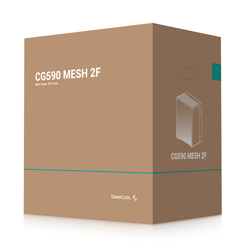 Корпус DeepCool CG590 Mesh 2F Black (R-CG590MESH-BKANA2-G)