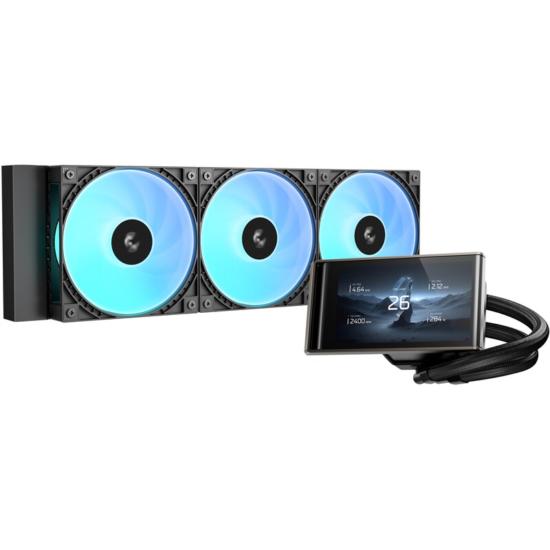 Система водяного охолодження DeepCool LT360 Vision ARGB Black (R-LT360VISION-BKAMMC-G-1)