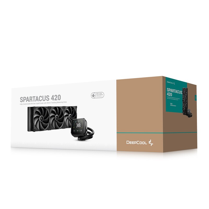 Система водяного охолодження DeepCool Spartacus 420 Black (R-SPT420-BKDSMP-G-1)