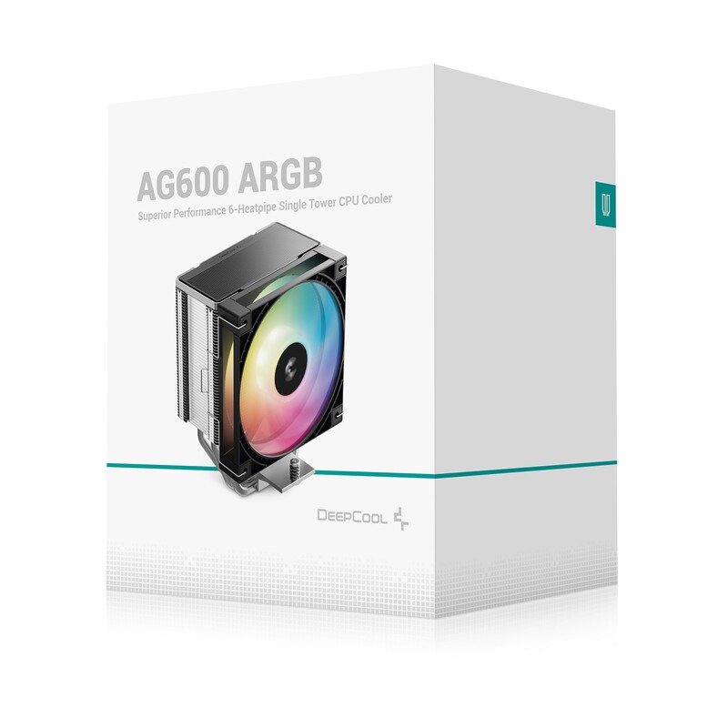 Кулер процесорний DeepCool AG600 ARGB Black (R-AG600-BKAMMG2-G)