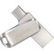 Фото - Флеш-накопитель USB 3.1 128GB Type-C SanDisk Dual Drive Luxe Silver (SDDDC4-128G-G46) | click.ua