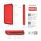 Фото - Універсальна мобільна батарея ColorWay Soft Touch 10000mAh Red (CW-PB100LPE3RD-PD) | click.ua