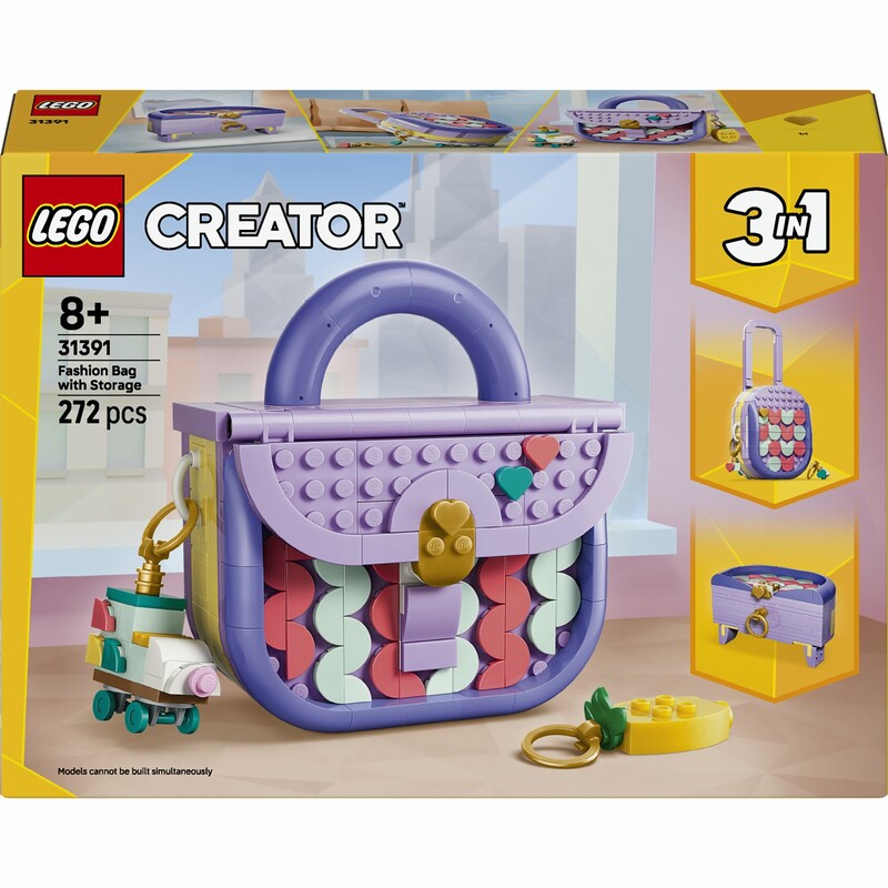 Конструктор LEGO Creator Стильная художественная сумка с местом для хранения (31391)