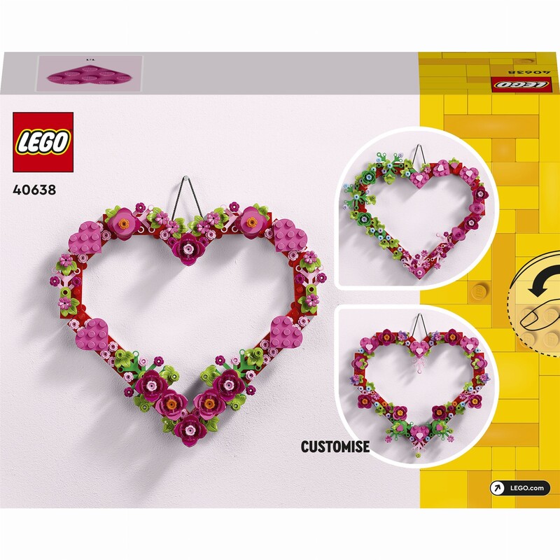 Конструктор LEGO Iconic Узор в виде сердца (40638)