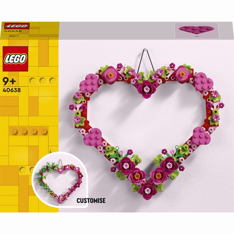 Конструктор LEGO Iconic Узор в виде сердца (40638)