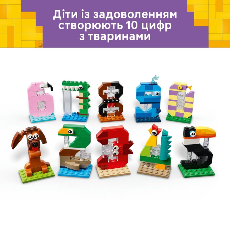 Конструктор LEGO Iconic Цифры на день рождения (40807)