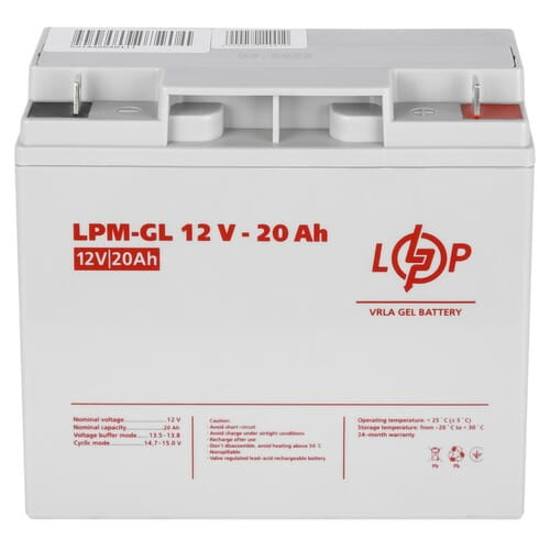 Фото - Батарея для ДБЖ Logicpower Акумуляторна батарея  12V 20AH  GEL LP5214 (LPM-GL 12 - 20 AH)