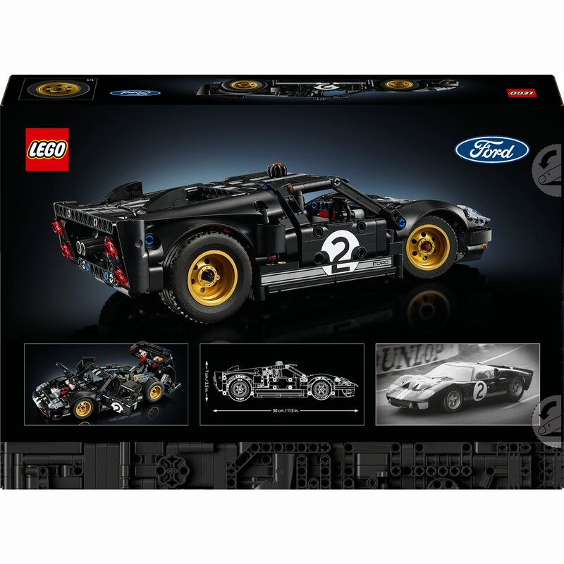 Конструктор LEGO Technic Автомобиль для гонки Ford GT40 MKII 1966 года (42223)