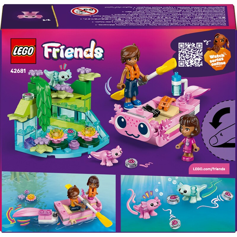 Конструктор LEGO Friends Приключенческая лодка «Аксолотль» (42681)