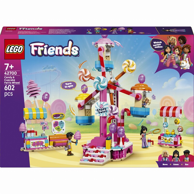 Конструктор LEGO Friends Колесо обзора с конфетами и капкейками (42700)