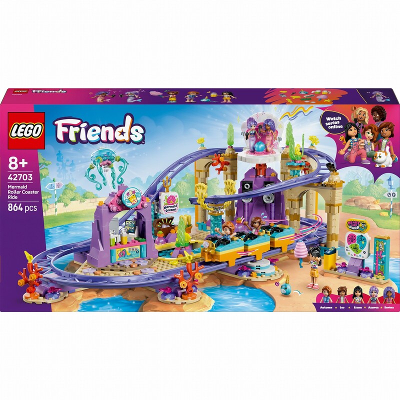 Конструктор LEGO Friends Американские горки с русалками (42703)