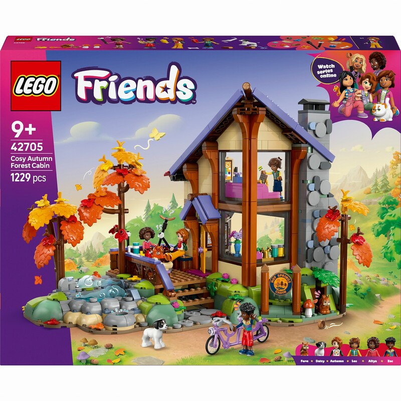 Конструктор LEGO Friends Уютный лесной домик для осеннего отдыха (42705)