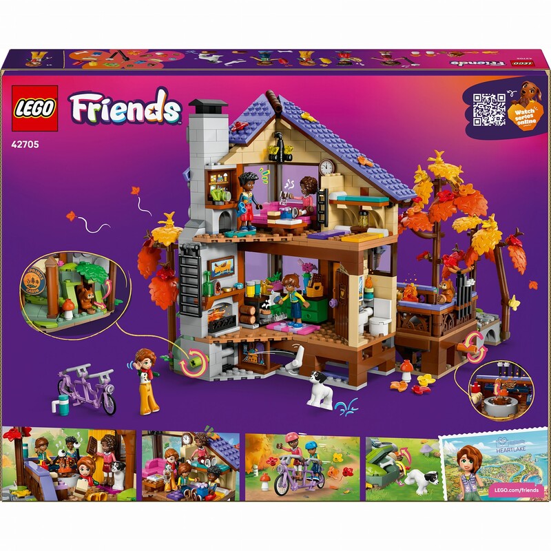 Конструктор LEGO Friends Уютный лесной домик для осеннего отдыха (42705)
