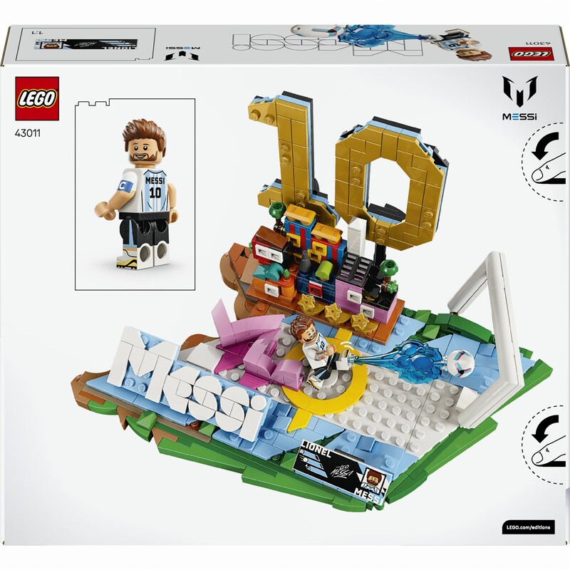 Конструктор LEGO Editions Football Лионель Месси — лучшие моменты футбольных матчей (43011)