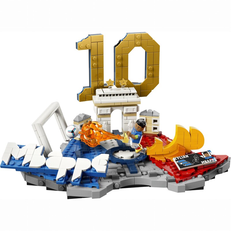Конструктор LEGO Editions Football Килиан Мбаппе — лучшие моменты футбольных матчей (43013)