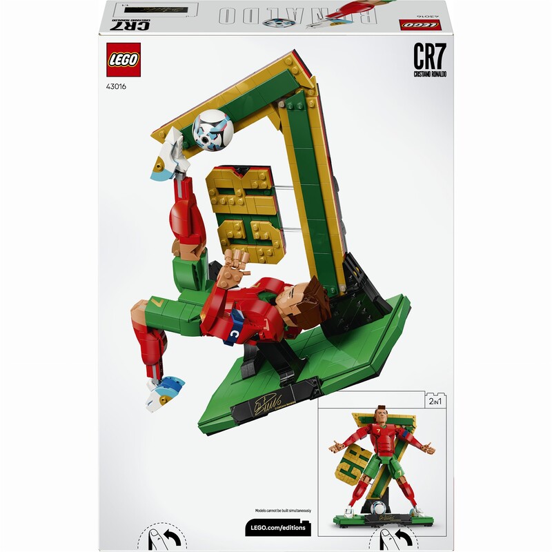 Конструктор LEGO Editions Football Криштиану Роналду – легенда футбола (43016)