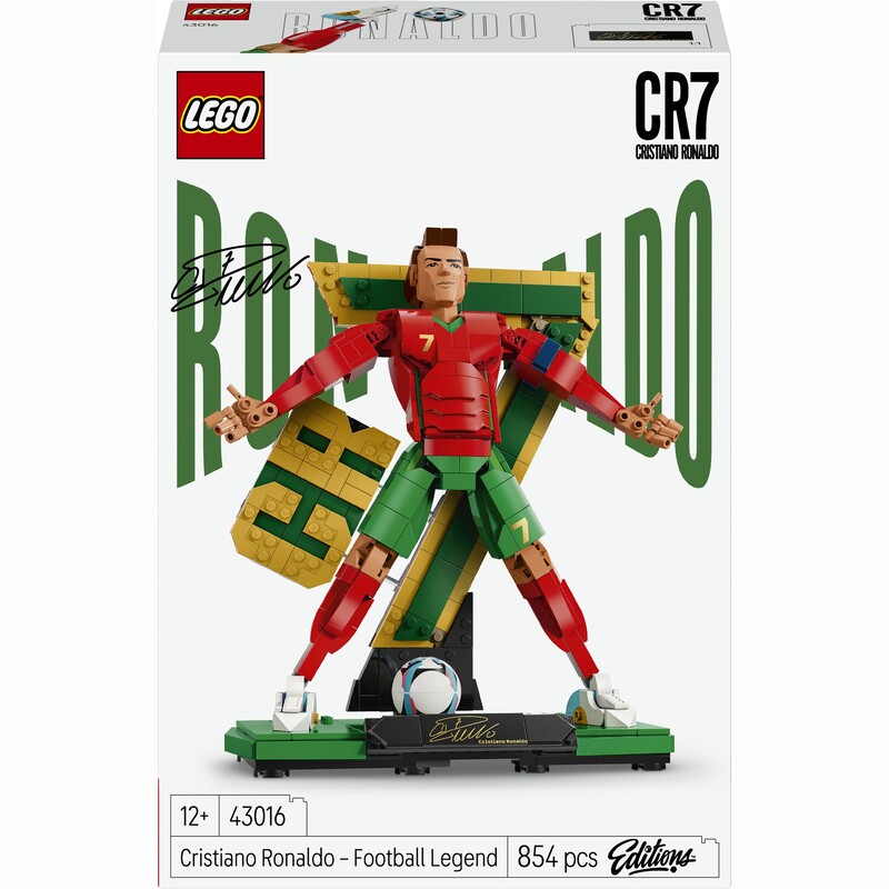 Конструктор LEGO Editions Football Криштиану Роналду – легенда футбола (43016)