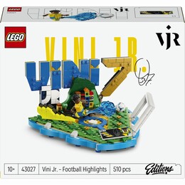 Конструктор LEGO Editions Football Винисиус Жуниор — лучшие моменты футбольных матчей (43027)