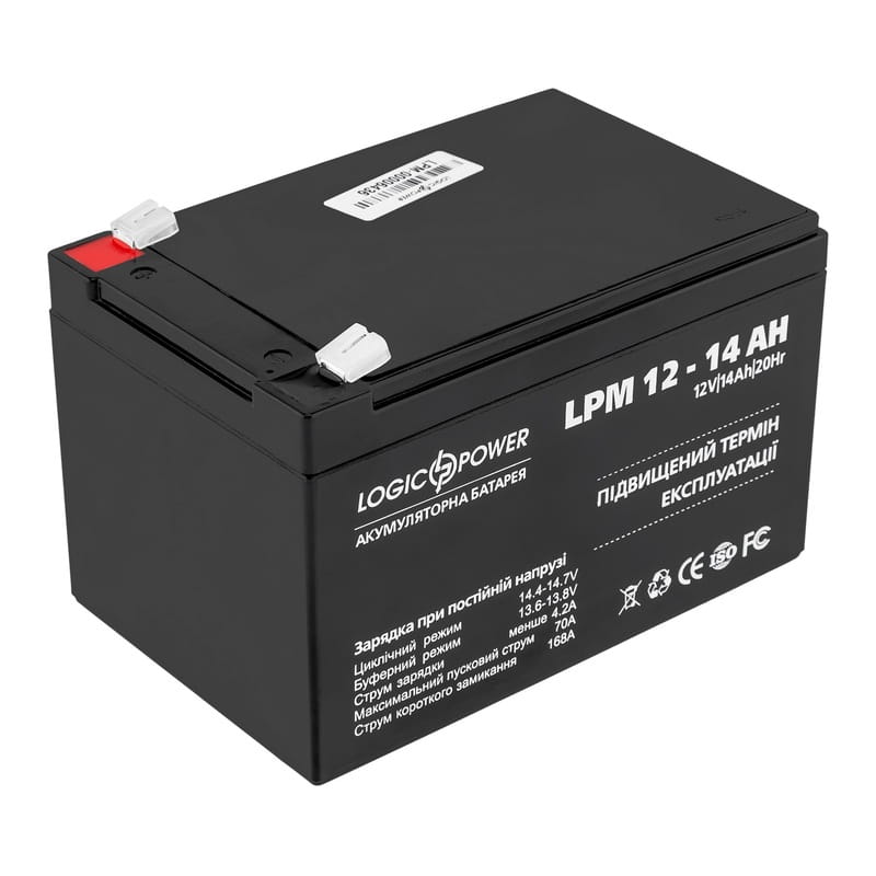 Акумуляторна батарея LogicPower LPM 12V 14AH (LPM 12 - 14 AH) AGM