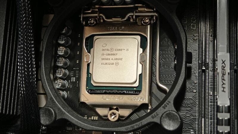 Процесор Intel Core i5 10600KF 4.1GHz (12MB, Comet Lake, 125W, S1200) Box (BX8070110600KF)