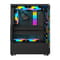 Фото - Корпус 1stPlayer Rainbow V2-A-4R1 Color LED Black без БЖ | click.ua