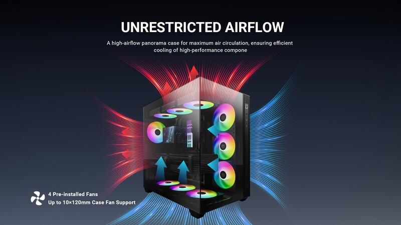 Корпус ID-Cooling View 510 ARGB Black