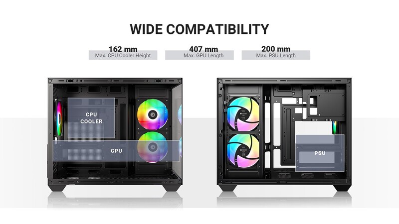 Корпус ID-Cooling View 500 ARGB Black