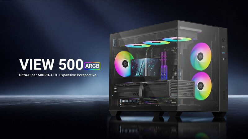 Корпус ID-Cooling View 500 ARGB Black