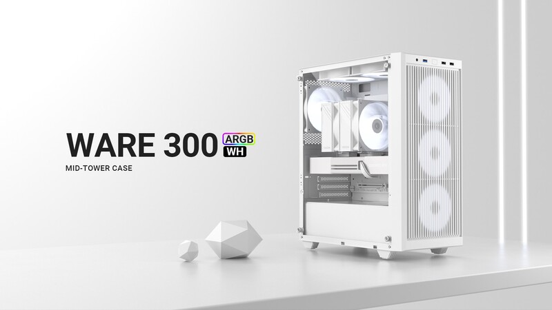 Корпус ID-Cooling Ware 300 ARGB White