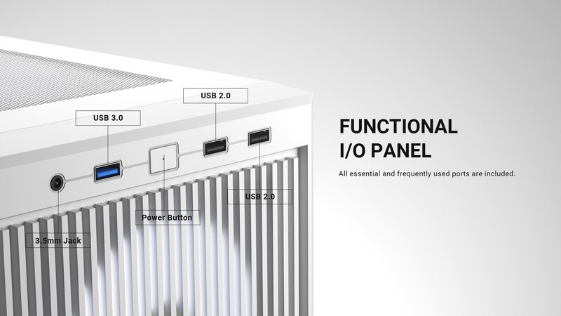 Корпус ID-Cooling Ware 300 ARGB White