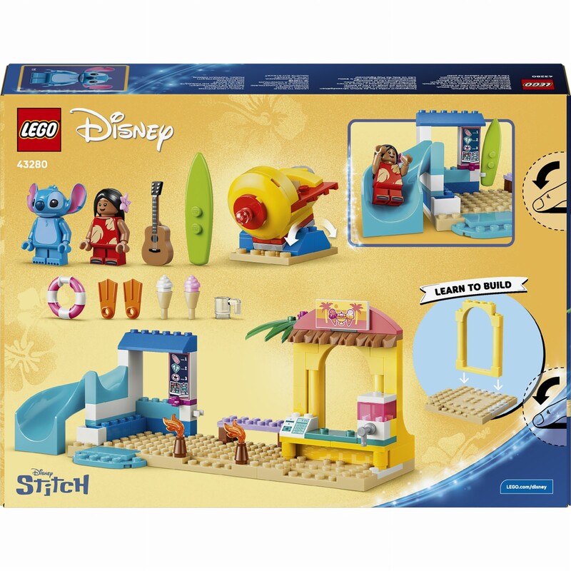 Конструктор LEGO Disney Classic Веселье на пляже с Лило и Стичом (43280)