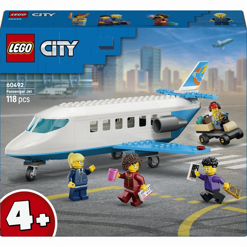 Конструктор LEGO City Пассажирский самолет (60492)