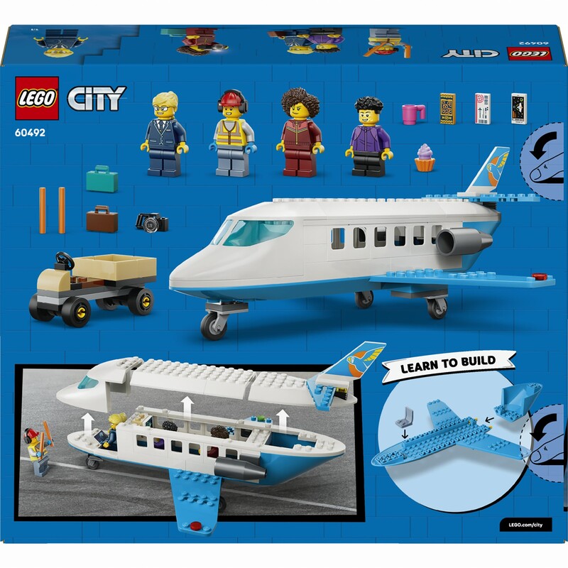 Конструктор LEGO City Пассажирский самолет (60492)