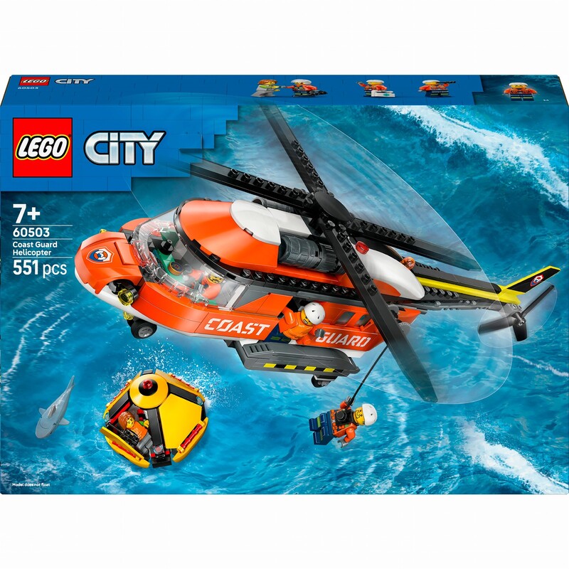 Конструктор LEGO City Вертолет береговой охраны (60503)