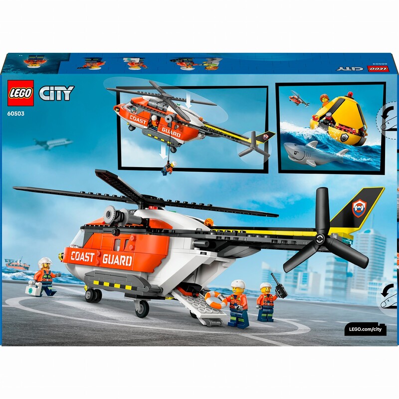 Конструктор LEGO City Вертолет береговой охраны (60503)