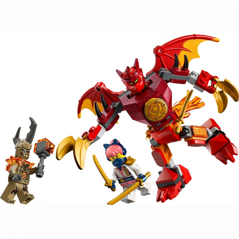 Конструктор LEGO Ninjago Боевой набор робота Дракона Кая (71851)